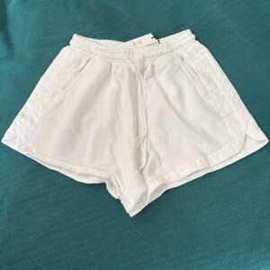 Unsubscribed cotton dolphin shorts in white NWT Size XS